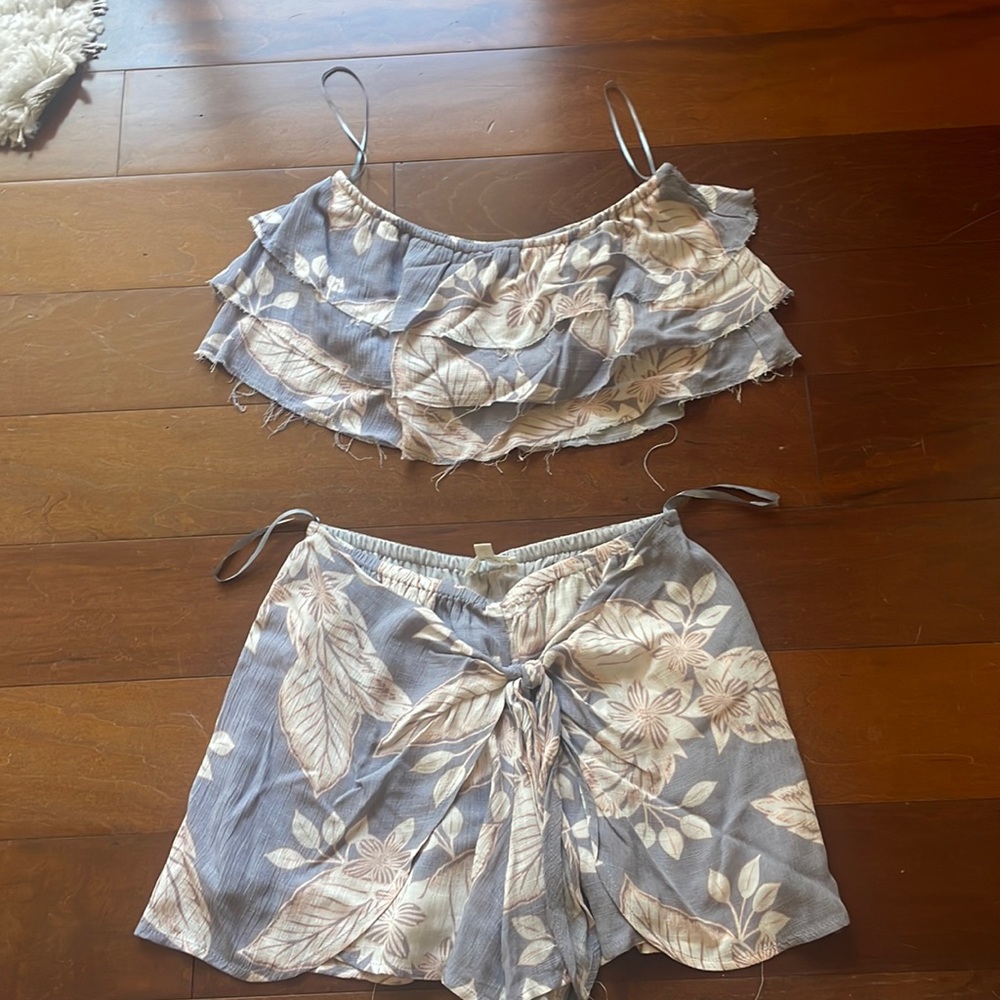 Floral two piece set